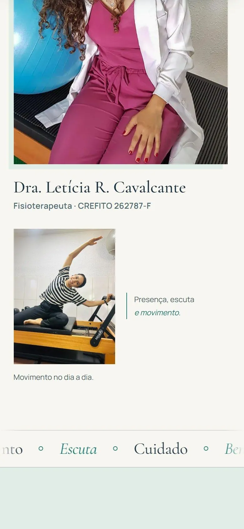 Serviços da Vitalle no celular